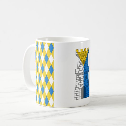 Barony of Wastekeep Populace Badge Coffee Mok (Voorkant links)