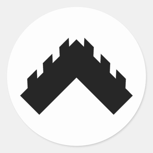 Barony van Aarnimetsä Populace Badge Ronde Sticker (Voorkant)