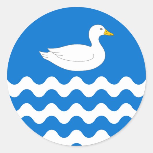 Barony van An Dubhaigeainn Populace Badge Ronde Sticker (Voorkant)