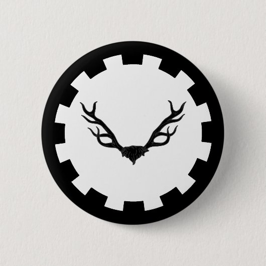 Barony van Buckland Cross Populace Badge Ronde Button 5,7 Cm (Voorkant)