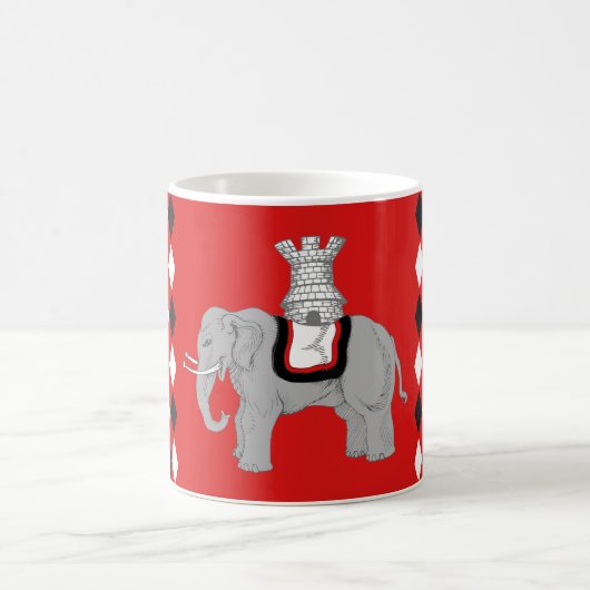 Barony van Cynnabar Populace Badge Coffee Mok (Center)