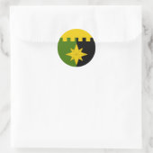 Barony van de Brendoken Populace Badge Ronde Sticker (Tas)