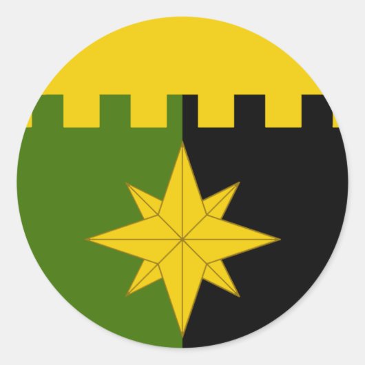 Barony van de Brendoken Populace Badge Ronde Sticker (Voorkant)