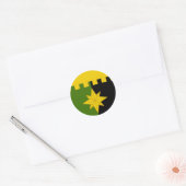 Barony van de Brendoken Populace Badge Ronde Sticker (Envelop)