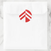Barony van de Eldern Hills Populace Badge Ronde Sticker (Tas)