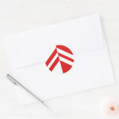 Barony van de Eldern Hills Populace Badge Ronde Sticker (Envelop)