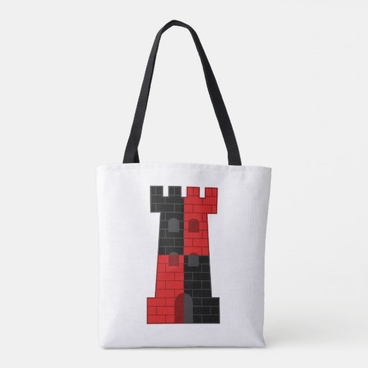 Barony van de Lonely Tower Populace Badge Tote Bag (Achterkant)