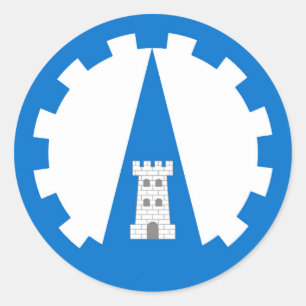 Barony van Dreiburgen Populace Badge Ronde Sticker