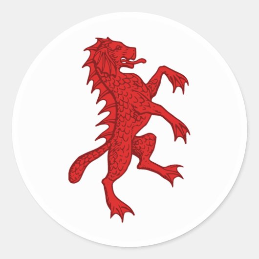 Barony van Dun Carraig Populace Badge Ronde Sticker (Voorkant)