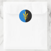 Barony van het Bog Populace Badge van Saint Sbinne Ronde Sticker (Tas)