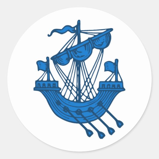 Barony van Ildhafn Populace Badge Ronde Sticker (Voorkant)