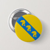 Barony van Kraé Glas Populace Badge Ronde Button 5,7 Cm (Voorkant /achterkant)