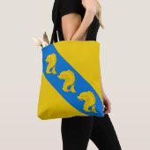 Barony van Kraé Glas Populace Badge Tote Bag (Dichtbij)