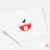 Barony van Raven Fort Populace Badge Ronde Sticker (Envelop)