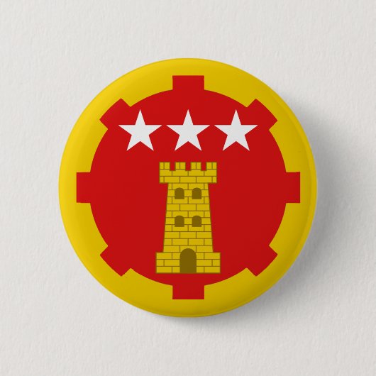 Barony van Southron Gaard Populace Badge Ronde Button 5,7 Cm (Voorkant)