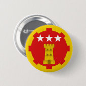 Barony van Southron Gaard Populace Badge Ronde Button 5,7 Cm (Voorkant /achterkant)