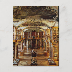 Baroque Abbey Library, St. Gallen, Zwitserland Briefkaart