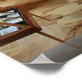 Baroque Abbey Library, St. Gallen, Zwitserland Poster (Hoek)