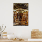 Baroque Abbey Library, St. Gallen, Zwitserland Poster (Keuken)