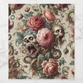 Baroque Aberration – Gothic Victorian Wijn Etiket (Enkel label)