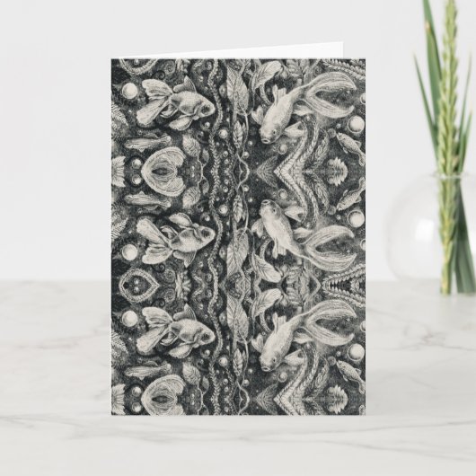 "Baroque Aquarium" - Bedankkaart (Voorkant)