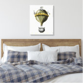 Baroque ballon Black Yellow Canvas Afdruk (Insitu (Slaapkamer))