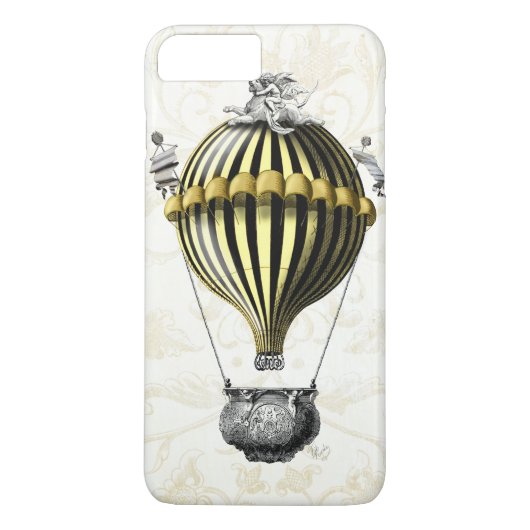 Baroque ballon Black Yellow Case-Mate iPhone Case (Achterkant)