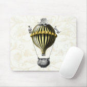 Baroque ballon Black Yellow Muismat (Met muis)