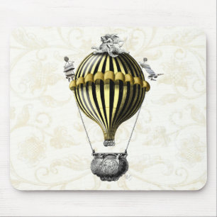 Baroque ballon Black Yellow Muismat