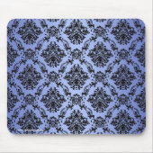 Baroque Blue Gothic Victoriaans Mousepad Muismat (Voorkant)
