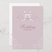 Baroque Classic bruiloft Kaart (Voorkant / Achterkant)