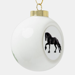 Baroque Colt Keramische Bal Ornament
