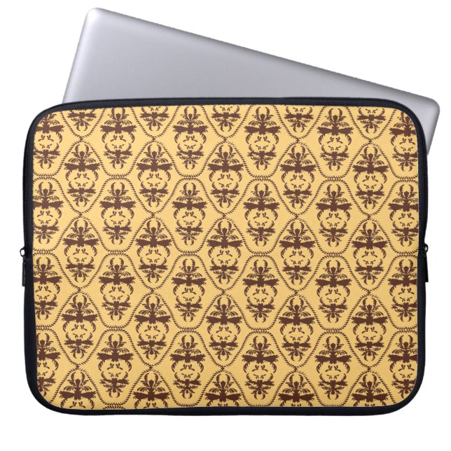 Baroque Damask #1 @ Sonoletre Laptop Sleeve (Voorkant)