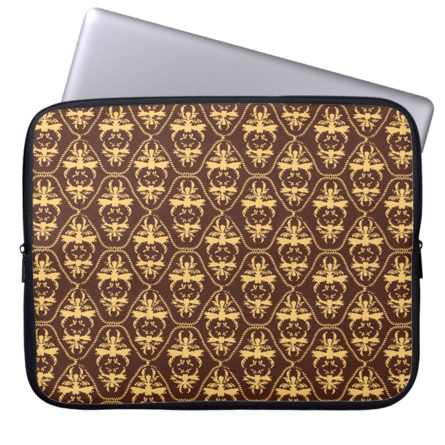 Baroque Damask #2 @ Sonoletre Laptop Sleeve (Voorkant)