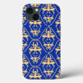Baroque Damask #5 @ Sonoletre Case-Mate iPhone Case (Achterkant)