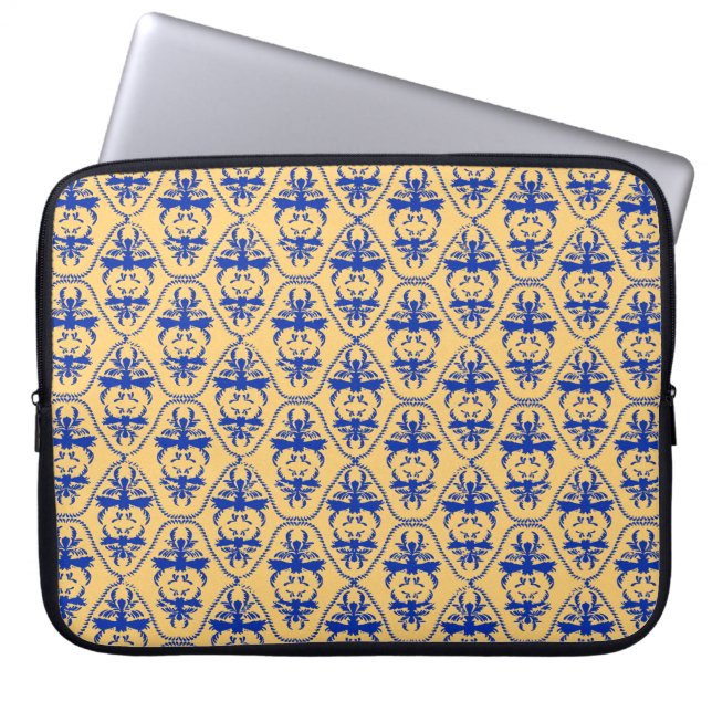 Baroque Damask #6 @ Sonoletre Laptop Sleeve (Voorkant)