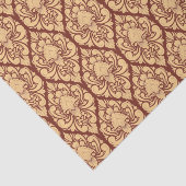 Baroque Damask Brocade op om het even welke achter Tissuepapier (Detail)