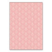 Baroque Dusty Pink Elegant Foldable Name Kaart (Achterkant)