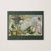 Baroque Era Atlas Frontispiece World Wereldbol Legpuzzel (Horizontaal)