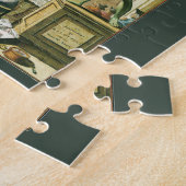 Baroque Era Atlas Frontispiece World Wereldbol Legpuzzel (Zijkant)