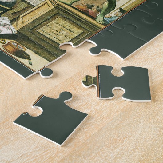 Baroque Era Atlas Frontispiece World Wereldbol Legpuzzel (Zijkant)