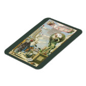 Baroque Era Atlas Frontispiece World Wereldbol Magneet (Linkerzijde)