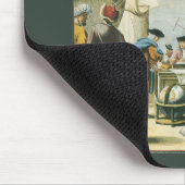 Baroque Era Atlas Frontispiece World Wereldbol Muismat (Hoek)