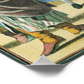  Baroque Era Atlas Frontispiece World Wereldbol Poster (Hoek)