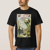  Baroque Era Atlas Frontispiece World Wereldbol