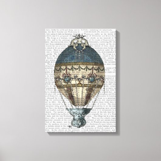 Baroque Fantasy Ballon 2 Canvas Afdruk (Voorkant)