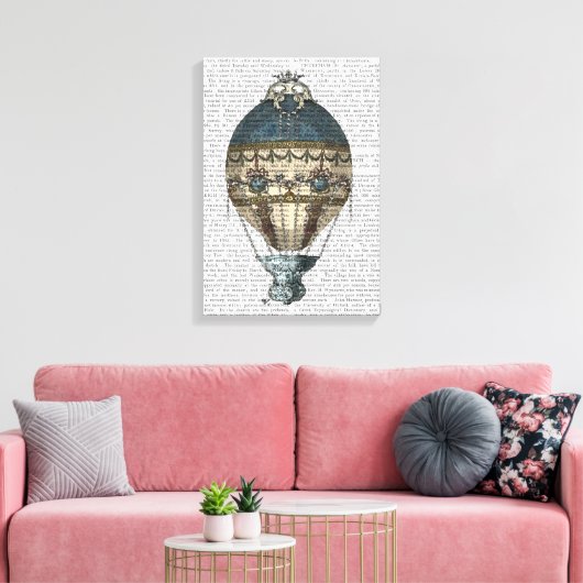 Baroque Fantasy Ballon 2 Canvas Afdruk (Insitu (Woonkamer))