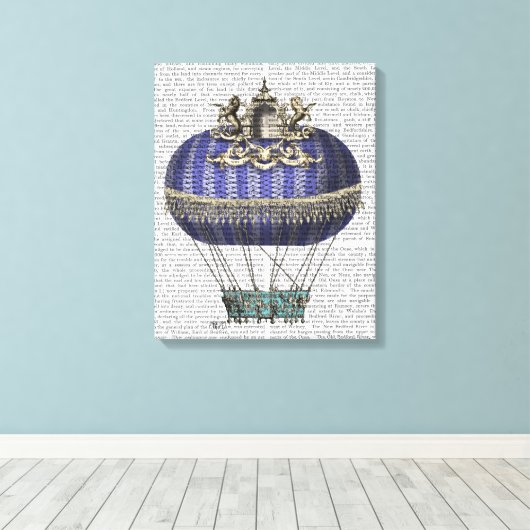 Baroque Fantasy-ballon Canvas Afdruk (Insitu (Houten vloer))