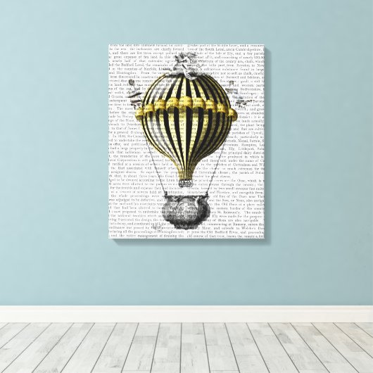 Baroque Fantasy-ballon Canvas Afdruk (Insitu (Houten vloer))