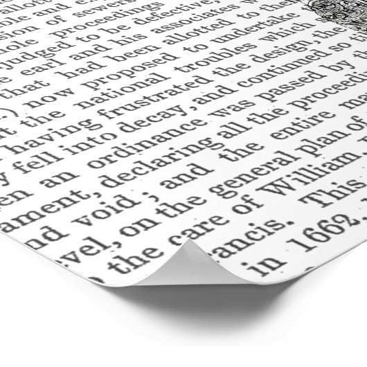 Baroque Fantasy-ballon Poster (Hoek)